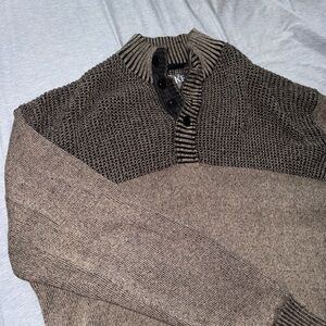 BKE Two-Tone Knit Sweater